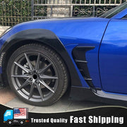 DURAFORCE For 2022 2023 2024 Toyota GR86 Subaru BRZ Fender Side Vent Garnish Trim Black