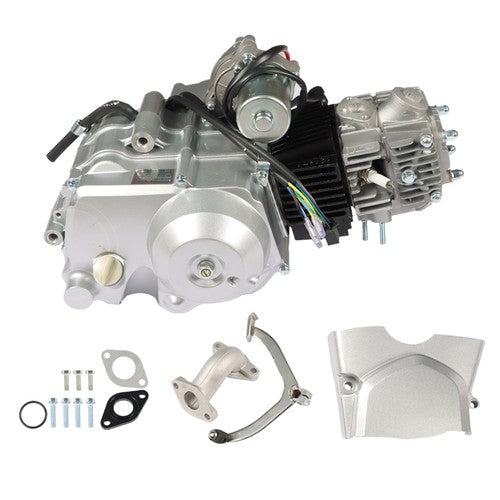 DURAFORCE 125cc 4 Stroke ATV Engine Motor 3-Speed Semi Auto w/Reverse Electric Start US