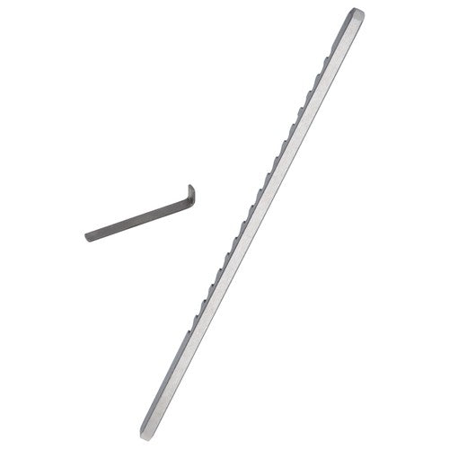 DURAFORCE 1/8" A Style 1/8" x 5" HSS Standard Keyway Broach With Shim LOC 13/64-1-1/8" New