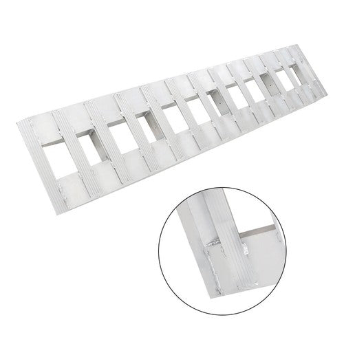DURAFORCE New 72"x15" Aluminum Ramps 2 PACK 6500Lbs Car Trailer Truck Hook End 1 Pair
