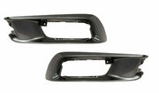 DURAFORCE For 2012 Honda Civic Sedan LX EX EX-L Front Bumper Fog Light Cover Kit pair