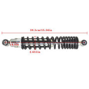 DURAFORCE 2 x NEW FRONT SHOCKS 1987-2006 for Yamaha Banshee ATV springs BLACK
