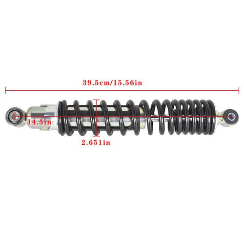 DURAFORCE 2 x NEW FRONT SHOCKS 1987-2006 for Yamaha Banshee ATV springs BLACK