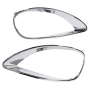 DURAFORCE Pair Headlight Bezel For Freightliner Columbia 2001-17 #0632242003 Headlamp Trim