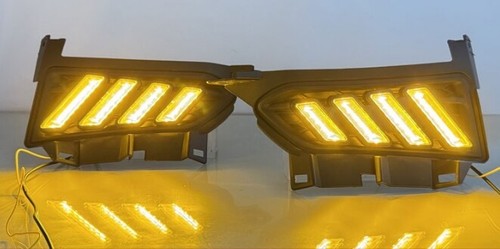 DURAFORCE LED Daytime Running Light Turn Signal DRL Fog Lamp for Nissan Versa 2020 2021 22