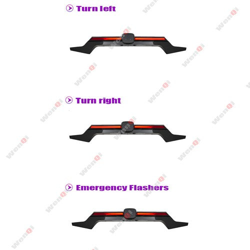DURAFORCE For 2018 2019-2022 Honda Accord LED Rear Trunk Brake Breathing Lamp Tail light