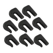 DURAFORCE 8Pcs G70 3/8" Weld On Chain Grab Hook Tow Hook Tractor Bucket Trailer Tie Down