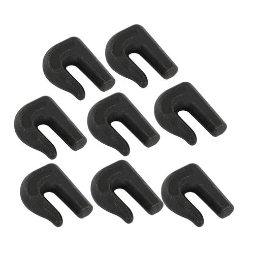 DURAFORCE 8Pcs G70 3/8" Weld On Chain Grab Hook Tow Hook Tractor Bucket Trailer Tie Down