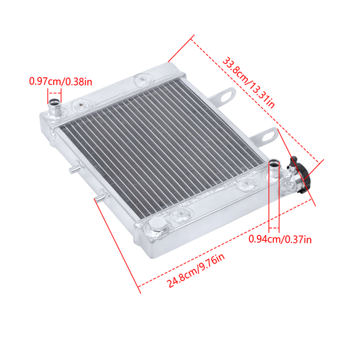 DURAFORCE For CAN AM/CANAM BOMBARDIER RALLY 175 200 03-07 ATV 3 ROW ALUMINUM RADIATOR