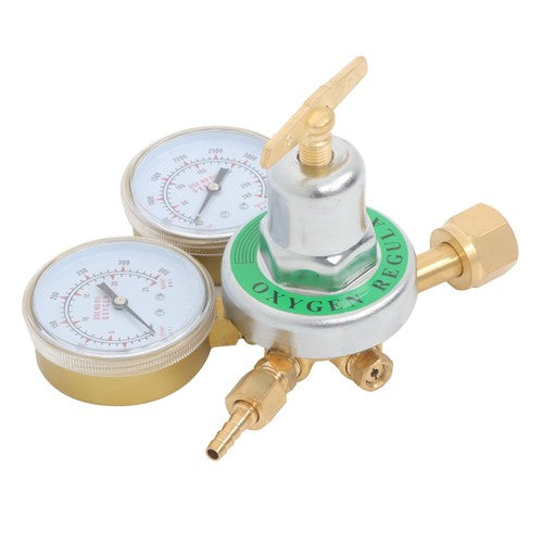 DURAFORCE Brass Oxygen Regulator CGA540 Pressure Gauge Victor Type Solid Brass