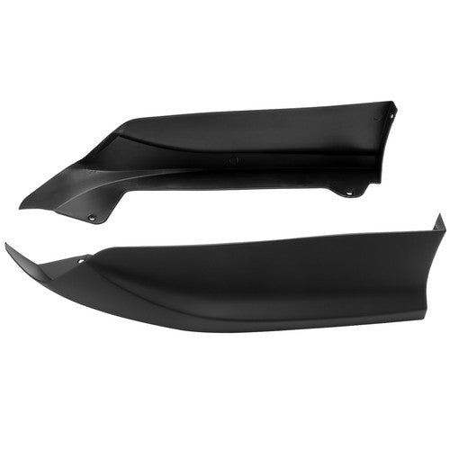 Black Rear Bumper Lip Splitter Spoiler Side Apron for 2016 2017 Honda Accord Sedan