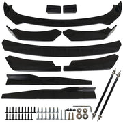 DURAFORCE Front & Rear Bumper Lip Splitter Spoiler + Side Skirt Body Kits For Subaru WRX