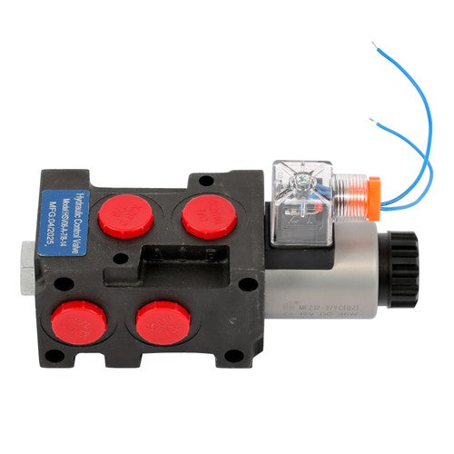DURAFORCE 13 GPM Solenoid 12V DC 6 Port Hydraulic Adjustable Variable Flow Control Valve