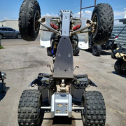 DURAFORCE Full Chassis Glide & Swing Arm Skid Plate Guard Combo For KAWASAKI KFX400 DVX400