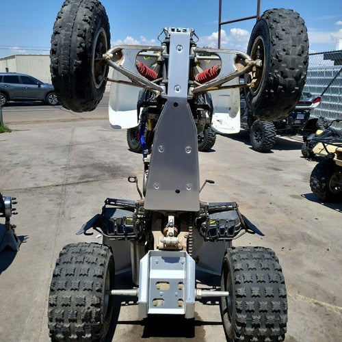 DURAFORCE Full Chassis Glide & Swing Arm Skid Plate Guard Combo For KAWASAKI KFX400 DVX400