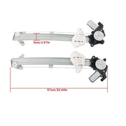 DURAFORCE FL&FR Power Window Regulator w/ Motor For Honda Accord 2018-2021 751-690 751-691