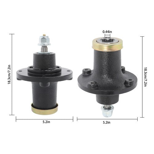 DURAFORCE 3 Pack Spindle For Husqvarna Z248F MZ48 48-Inch Deck 539131898 532174375 Mower