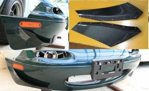 DURAFORCE Front Bumper Canard Splitter Diffuser Spoiler Lip Pair for Mazda 3 6 MX-5 Miata
