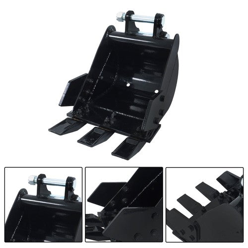 DURAFORCE 12" 300 mm Mini Excavators Attachment Narrow Bucket For 1-2 Ton Small Diggers