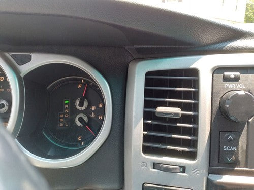 Overlay Dash Cover Dashboard Black for Toyota 4Runner 2003-2009 With Speaker Holes
