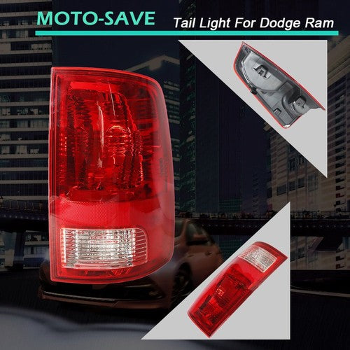 DURAFORCE Brake Lamp Tail Light w/Bulbs Replace RH Side For 09-20 Dodge Ram 1500 2500 3500