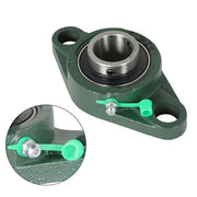 DURAFORCE 10PCS UCFL205-16 Pillow Block Flange Bearing 1" Bore 2 Bolt Solid Base