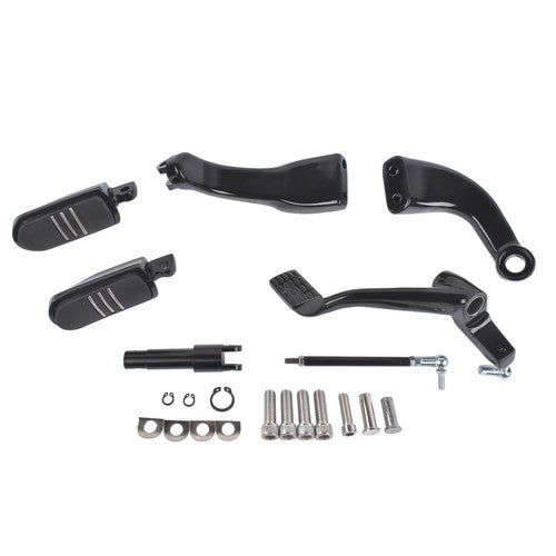 DURAFORCE Mid Control Kit FootPeg for 2004-2013 Harley Sportster Custom Low XL883 XL1200