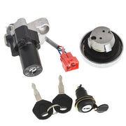 DURAFORCE For Yamaha V-STAR 650 1100 1999-2016 Ignition Switch Fuel Cap Seat Lock Keys