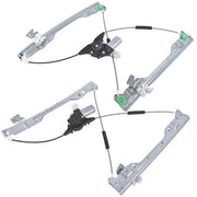 DURAFORCE 2Pcs Front Power Window Regulator w/ Motor & Auto-up for Nissan Altima 2007-2012