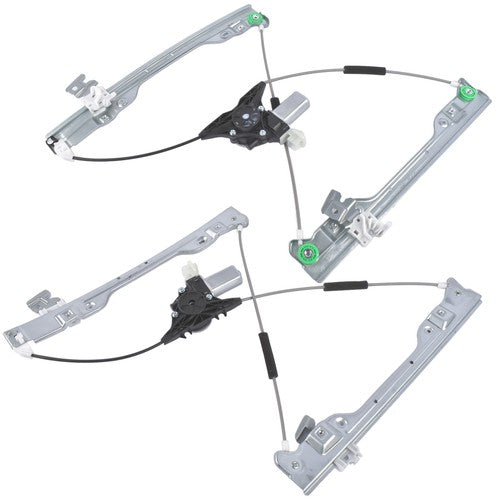 DURAFORCE 2Pcs Front Power Window Regulator w/ Motor & Auto-up for Nissan Altima 2007-2012