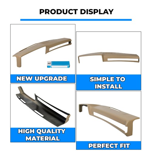 Light Brown Dash Pad Cover for 1981 1991 Chevrolet GMC C K R V Truck SUV Pickup