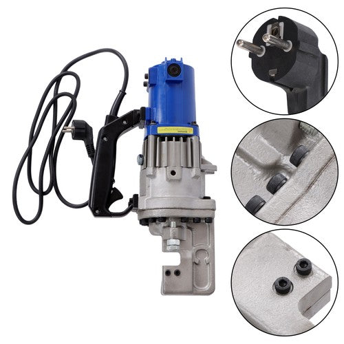 DURAFORCE Electric Hydraulic Rebar Cutter Tool RC-22mm 1350W 7/8'' 7# Heavy Duty 50/60HZ