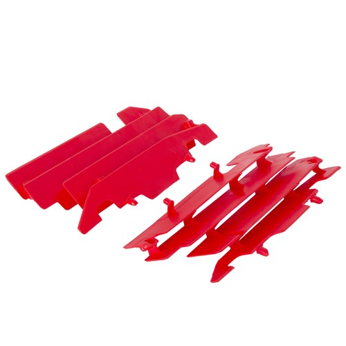 Left and Right Side Radiator Louvers Guards for Honda CR125R CR250R 2000-2004