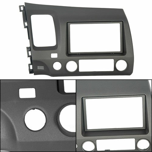 DURAFORCE For Honda Civic 2006-2011 Double Din Radio Stereo Dash Kit w/Wiring Harness