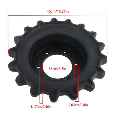 DURAFORCE T630 T870 Drive Sprocket -6 Hole Single Speed 7165109 For Bobcat T200 T300