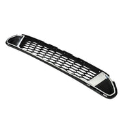 DURAFORCE Front Lower Grille Grill&Chrome Molding Trim For 2010 11 2012 Ford Fusion Sport