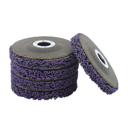 DURAFORCE 10 Pack: 4-1/2" x 7/8" Diamond Discs Stripping Wheel (5 pcs purple & 5 pcs blue)