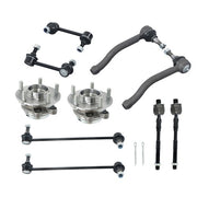 DURAFORCE K750095 Front Wheel Bearning Hub Sway Bar End Link Tie Rod For Altima 2007-2013