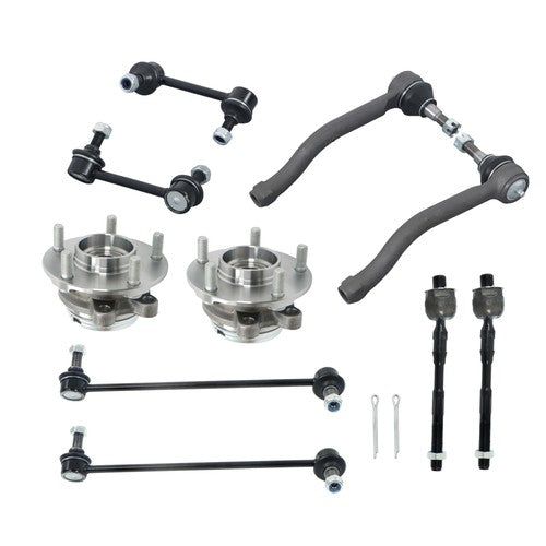 DURAFORCE K750095 Front Wheel Bearning Hub Sway Bar End Link Tie Rod For Altima 2007-2013