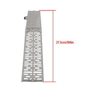 DURAFORCE 2*Aluminum Alloy Loading Ramp Arched For Motorcycle ATV UTV Truck Lawnmower New