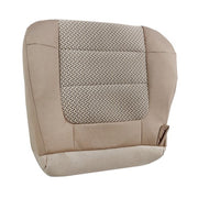 DURAFORCE Brown Two-Tone/Fabric Driver Bottom Seat Cover Suit For Ford F150 XLT 2000-2003