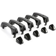 DURAFORCE For Hummer H3 H3T 2006-2010 25832250 Black Door Handle Outside Front & Rear 5PCS