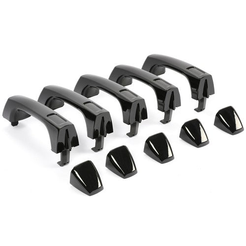 DURAFORCE For Hummer H3 H3T 2006-2010 25832250 Black Door Handle Outside Front & Rear 5PCS