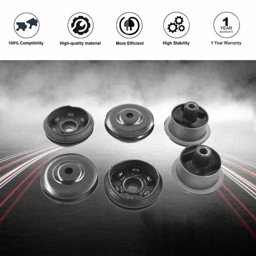DURAFORCE For Honda CRV 1991-2016 Rear Differential Arm Mounting Bushing+Support Rubber