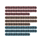 DURAFORCE 150 Pcs 2 Inch Fine Medium and Coarse Quick Change Torque Sanding Discs