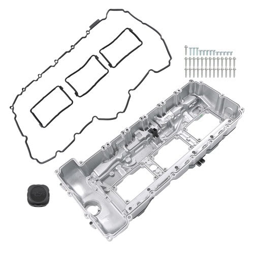 DURAFORCE For BMW 135i 335i 535i 640i 740i X3 X5 N55 Aluminum Valve Cover w/ Gasket & Cap