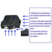DURAFORCE For Polaris Ranger RZR 570 800 900 New Side-by-Side Utility Vehicle Cover UTV