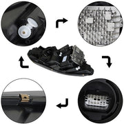 DURAFORCE Headlight Projector Fit For Jeep Cherokee 2019-2022 LED Replacement LH/Left Side