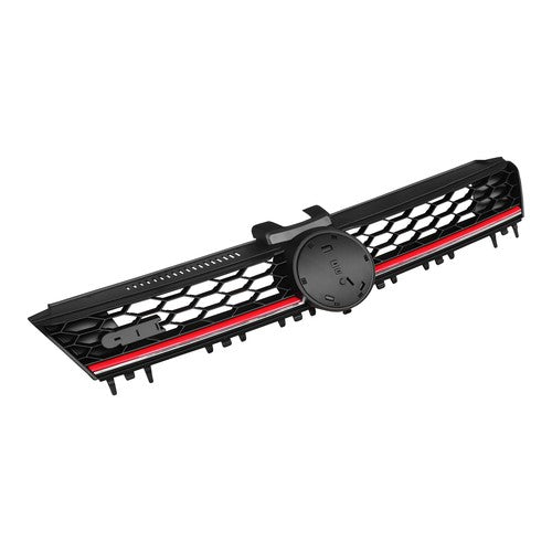 FOR 2015 2016 VW Volkswagen MK7 GOLF/GTI FRONT GRILLE - BLACK W/ RED TRIM