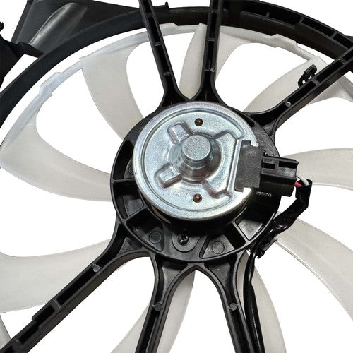 DURAFORCE Fit 2012-2017 Toyota Camry Dual Radiator and Cooling Condenser Fan w/Kettle
